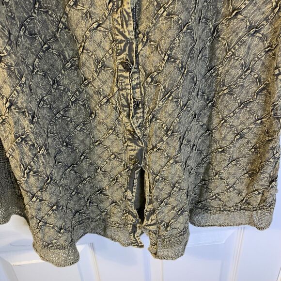 Parsley & Sage Shift Dress Women's Plus Size 2X 100% Cotton Peasant Lagenlook - Picture 4 of 8